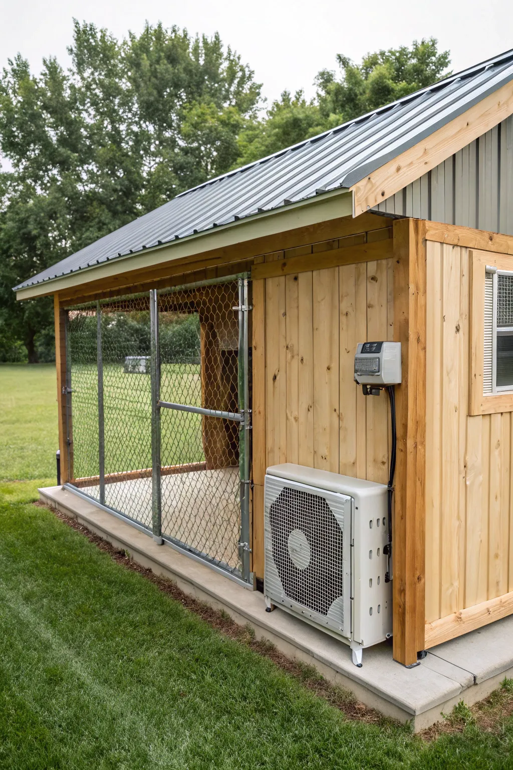 Air conditioning ensures comfort during hot weather.