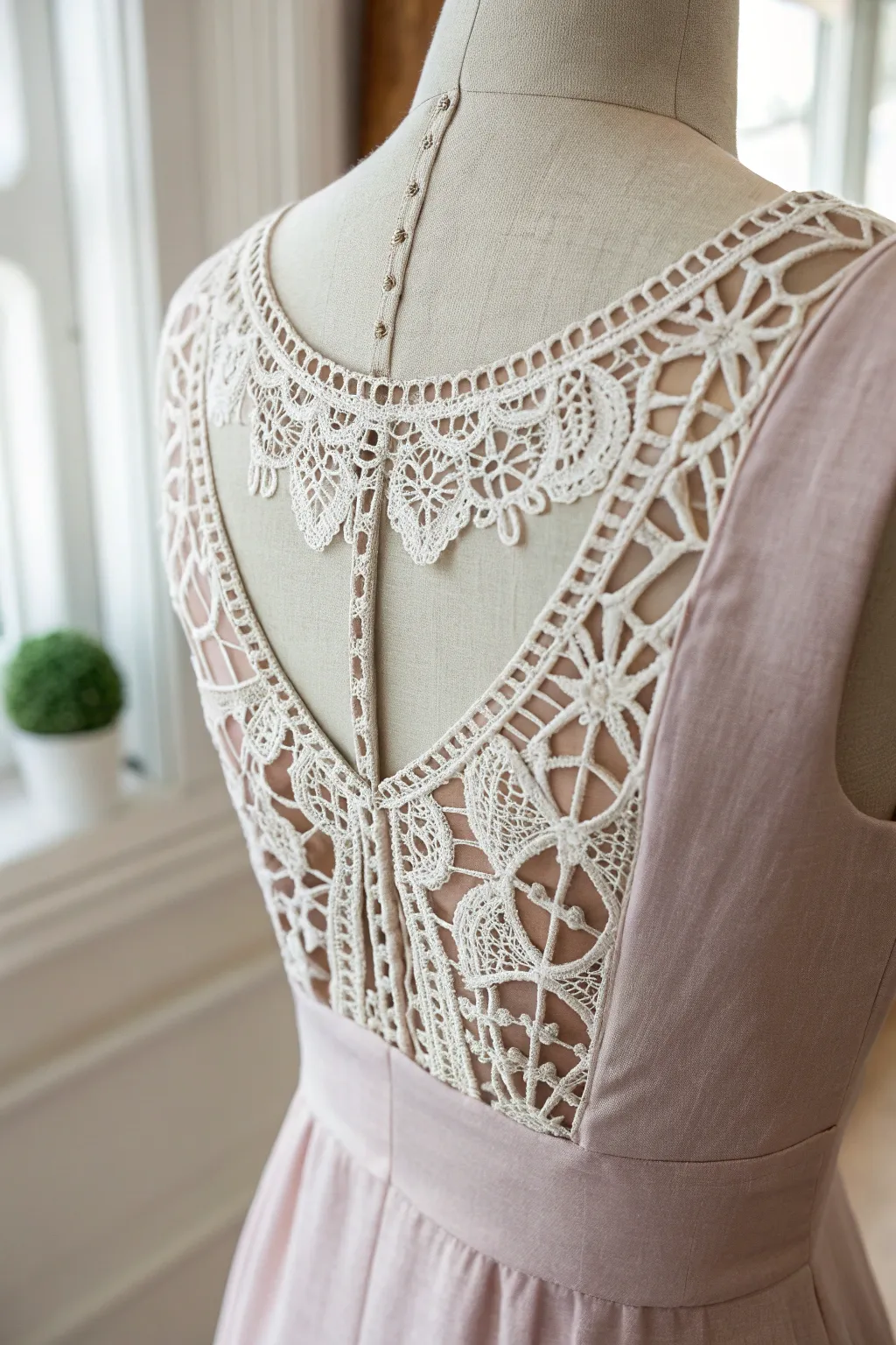 Elevate your style with elegant lace cut-outs for a sophisticated peek-a-boo effect.