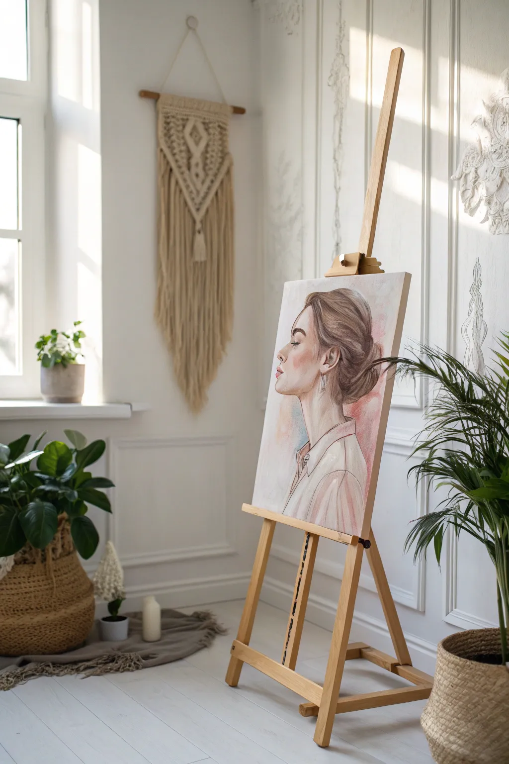 Craft your story with a personalized portrait, where simplicity meets soulful expression.