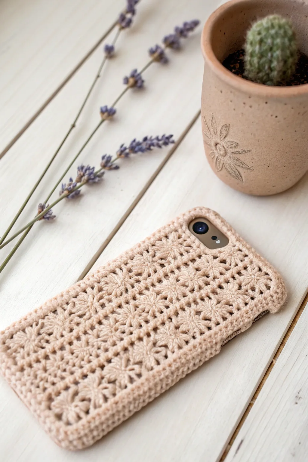 Add a touch of handmade elegance to your tech with this easy-to-make crochet phone case. Perfect for beginners!