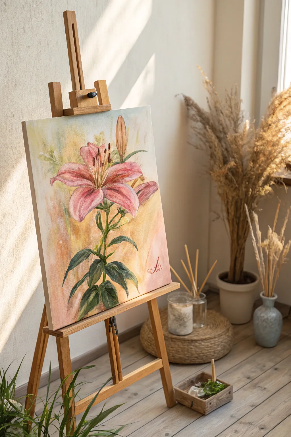 Embrace the beauty of impressionist florals with effortless strokes and vibrant colors.
