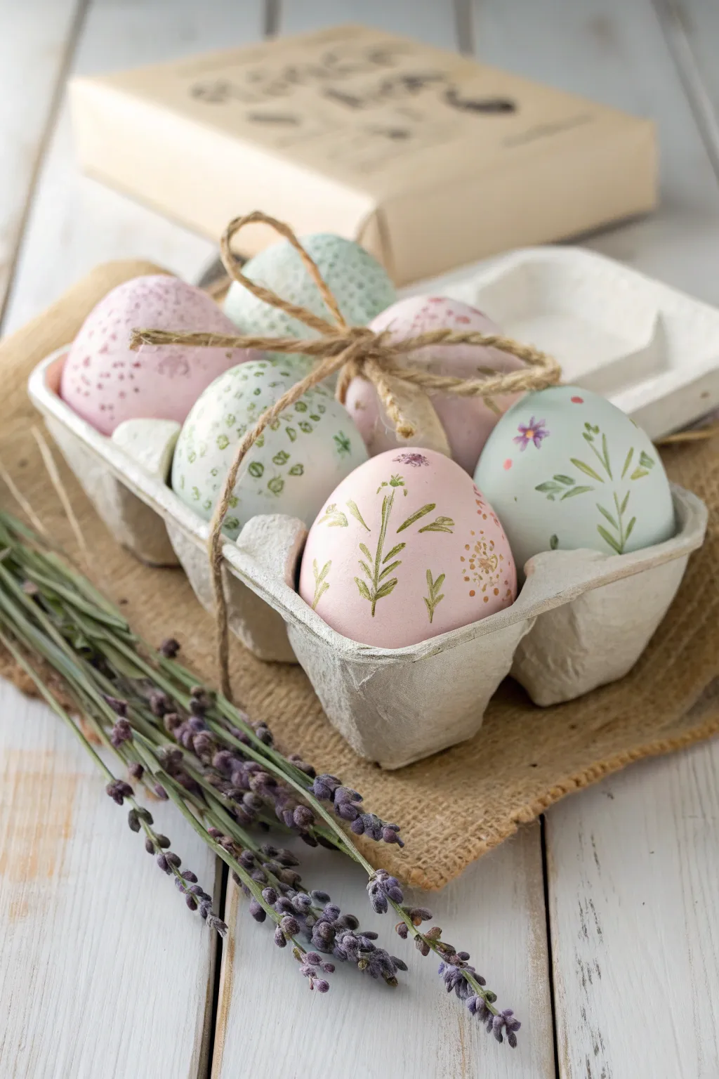 Transform the humble egg carton into a charming, eco-friendly gift box with a personal touch.