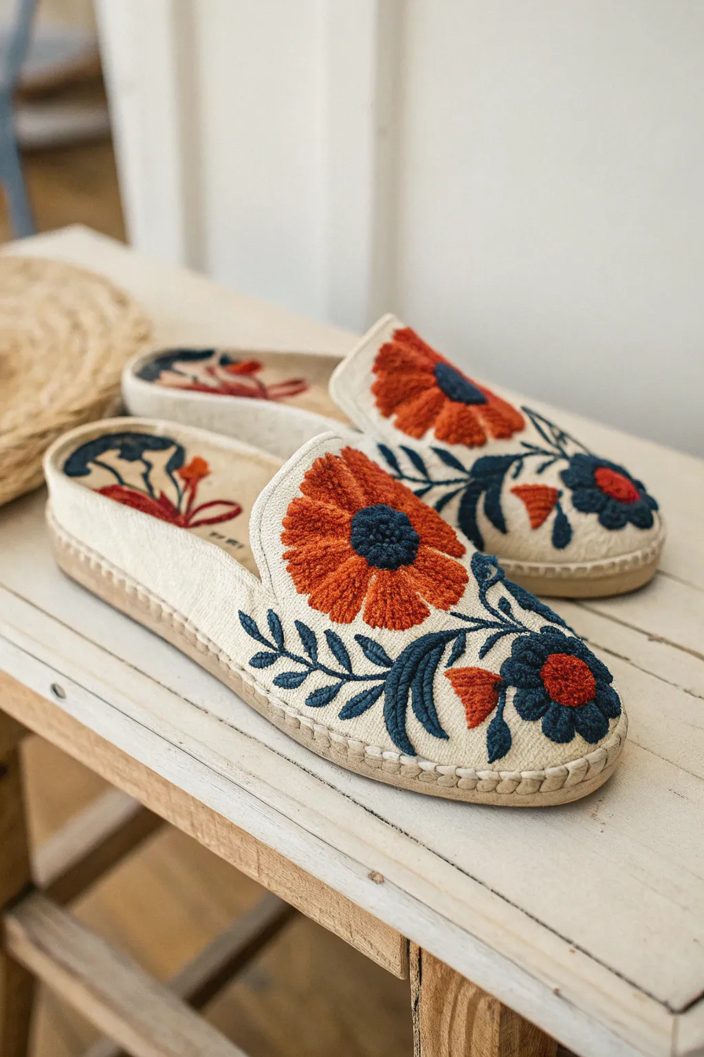 Step into style with bold, embroidered beauty – where craftsmanship meets minimalist elegance.