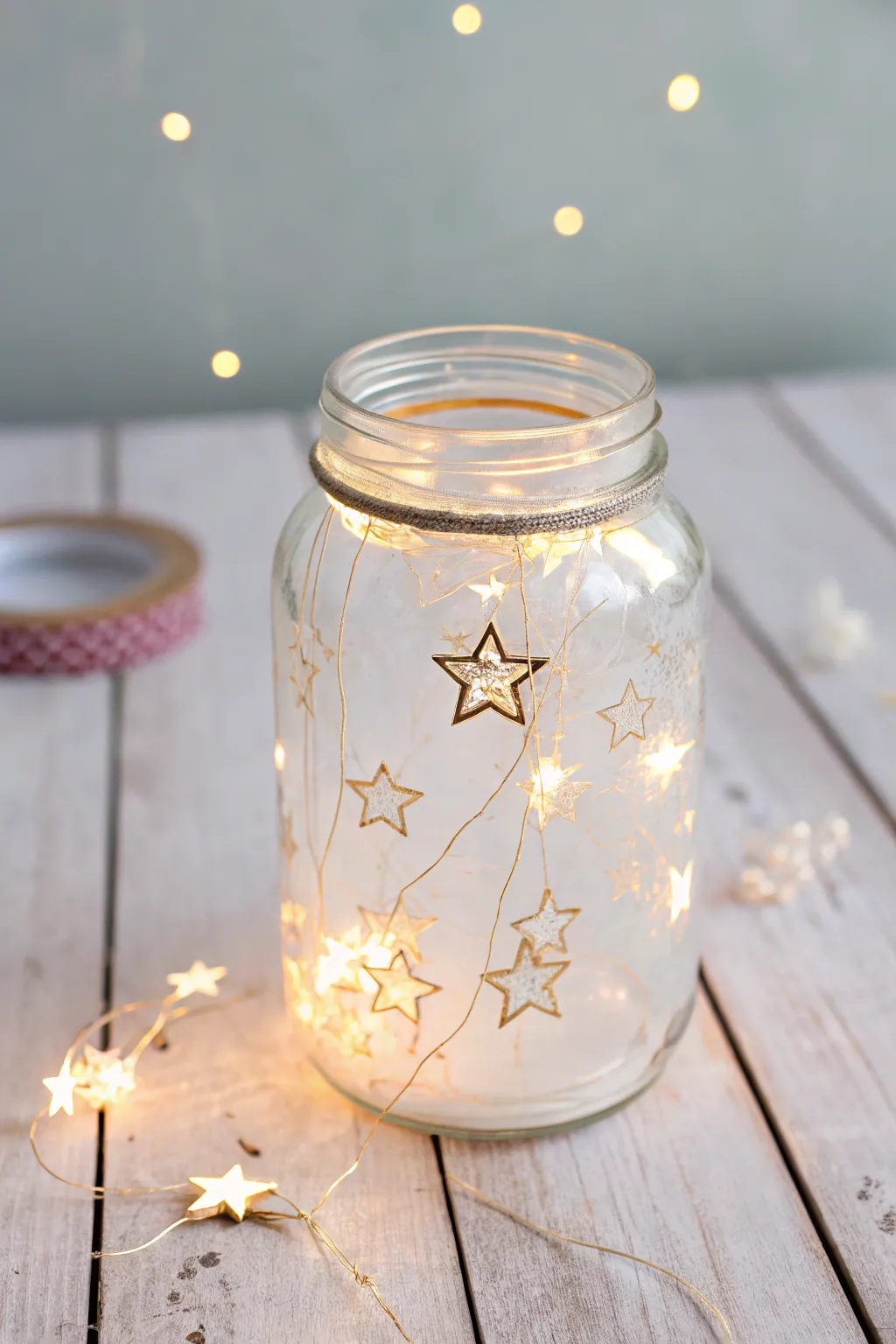 Capture the cosmos in a jar with these enchanting glow-in-the-dark stars!