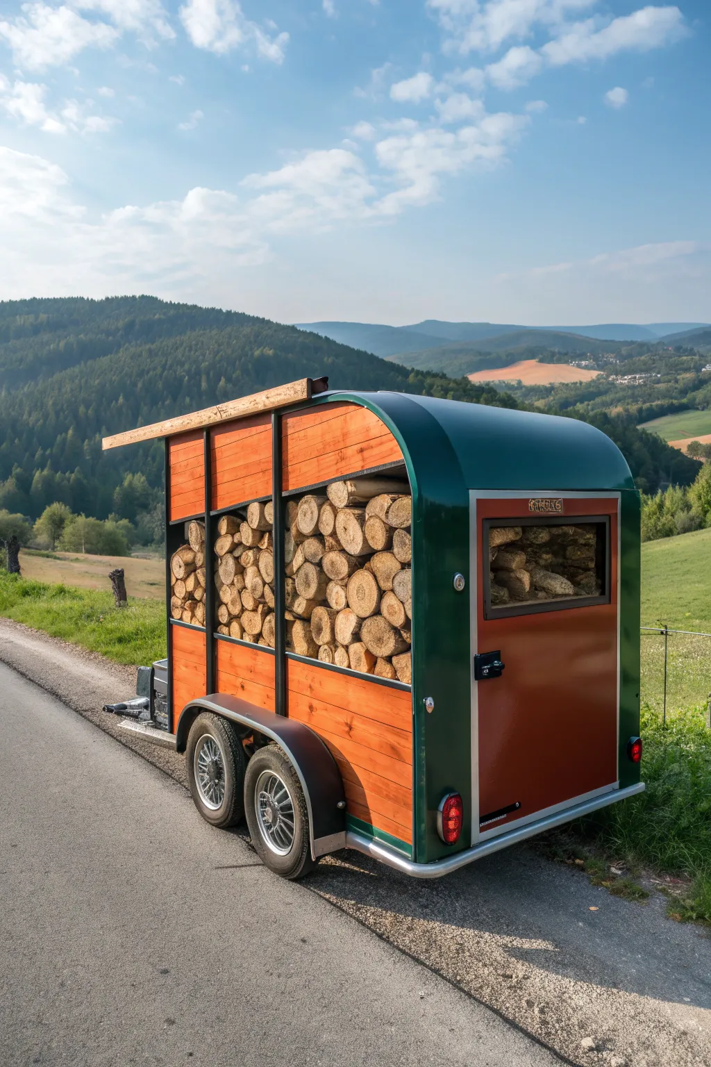 Discover the art of roadside sales with a stunning firewood vending trailer—where craftsmanship meets entrepreneurial spirit.