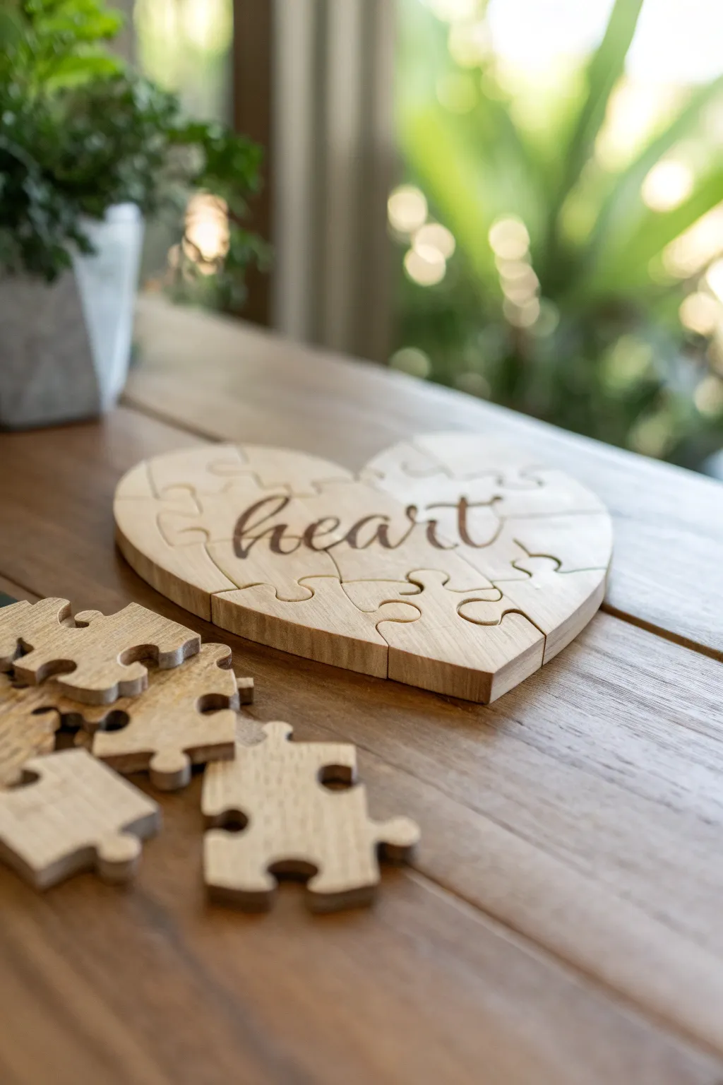Craft a heartwarming gift with this DIY puzzle, perfect for inspiring any teacher's first day!