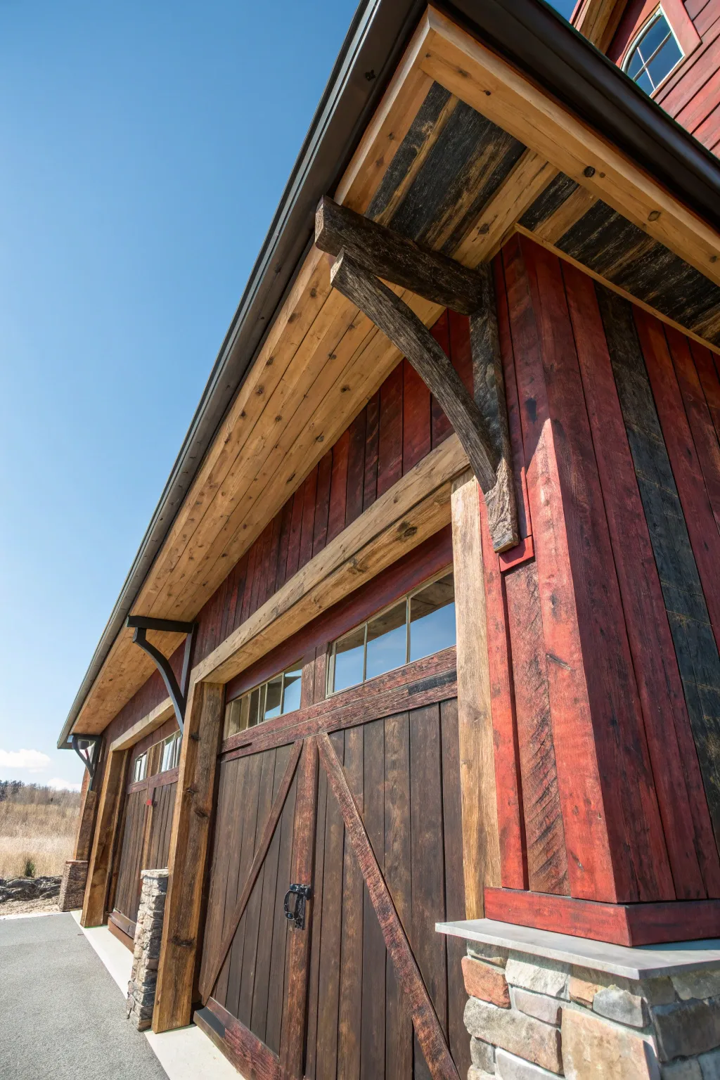 Rustic Charm: Transform your space with the character of repurposed barn wood.