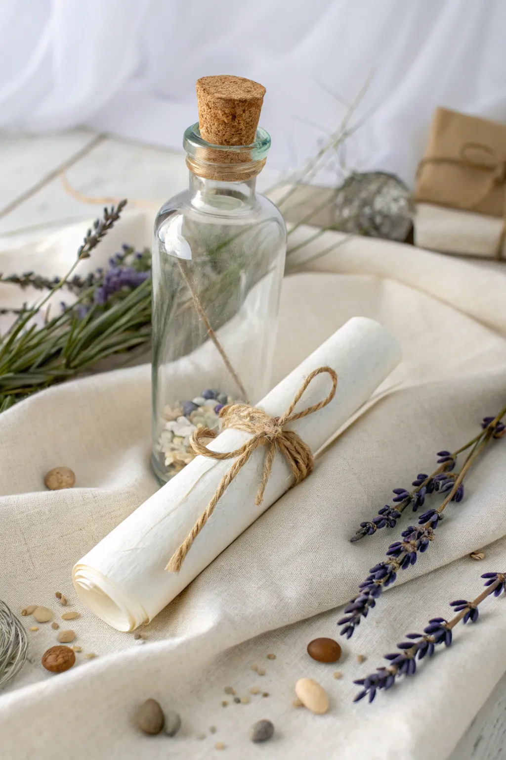 Deliver your wishes with a touch of whimsy: a heartfelt message in a bottle.