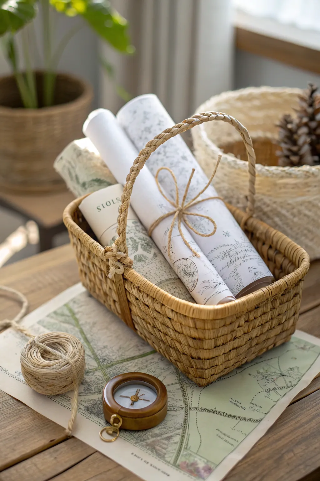 Unlock the magic of a surprise adventure with this charming DIY gift basket.