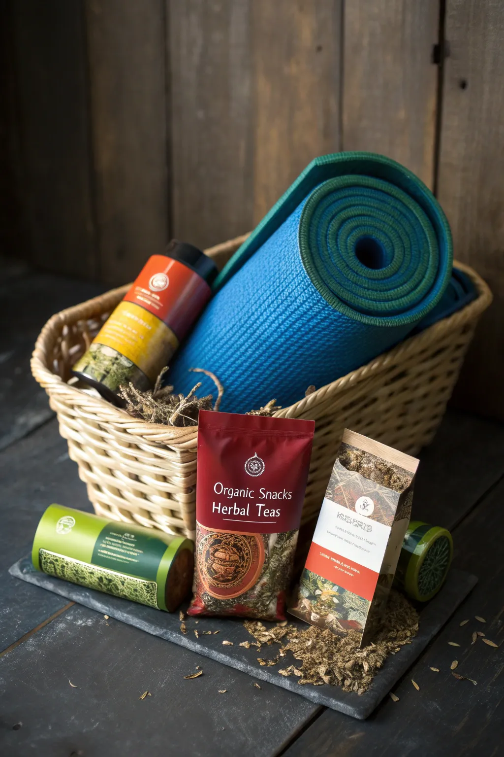 Elevate his lifestyle with the ultimate Healthy Living Basket, combining wellness and style.