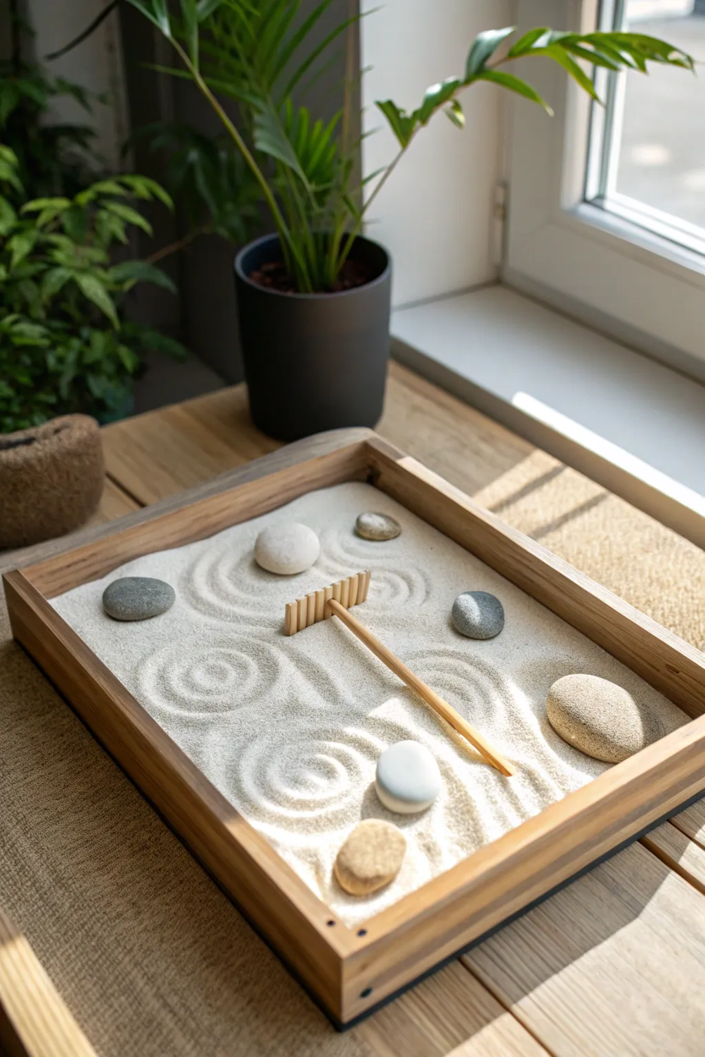 Find your calm with this elegant Zen Garden Retreat, perfect for moments of mindfulness.