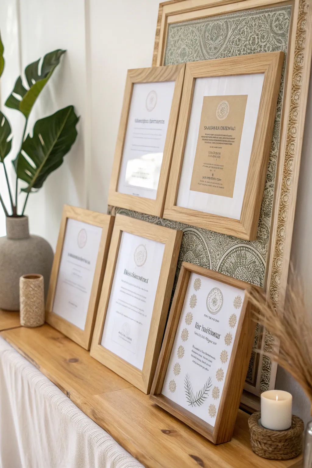 Celebrate your journey with a beautifully crafted collage of achievements, where simplicity meets elegance.