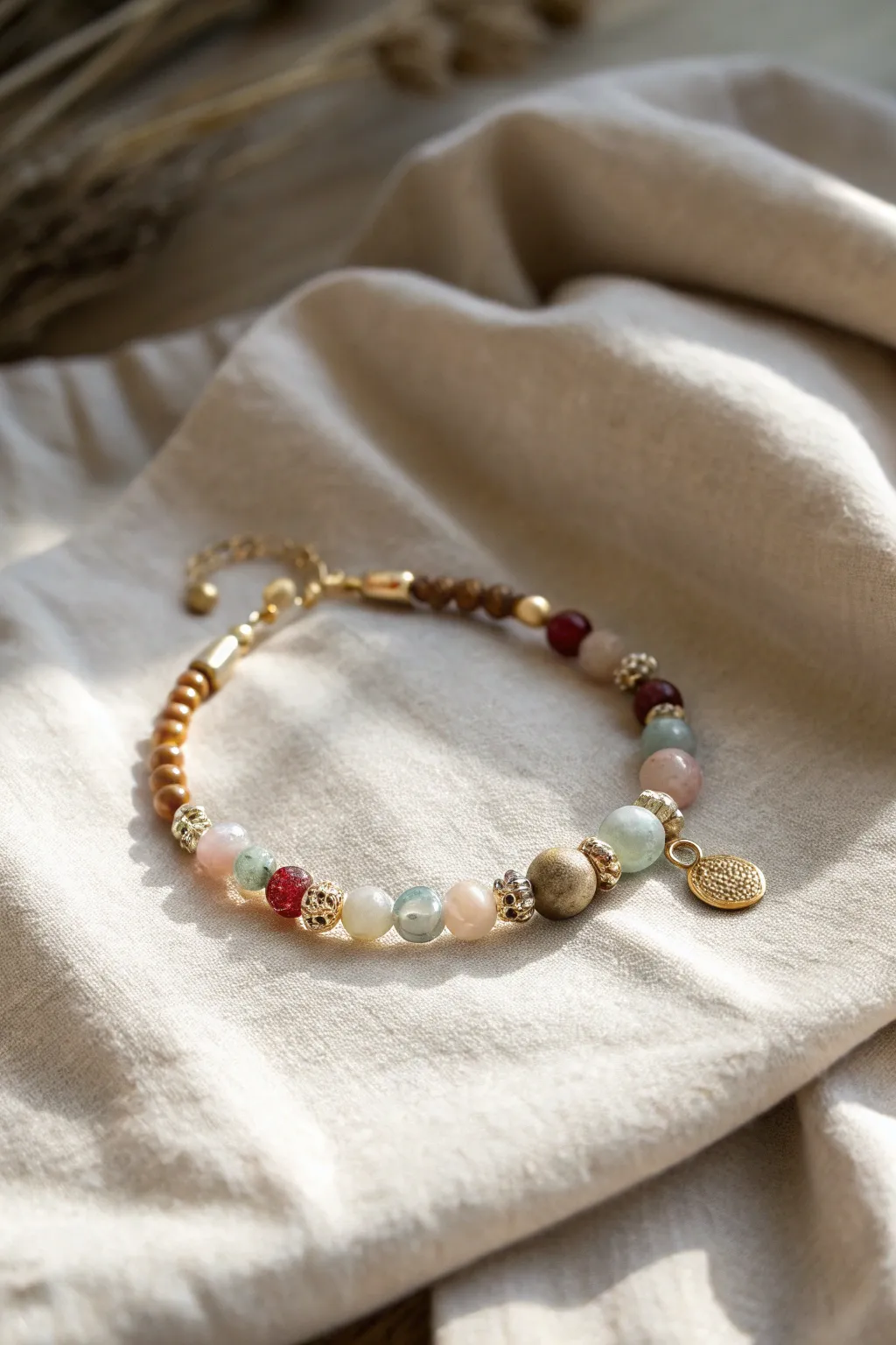 Discover the beauty of unique stories in every bead. 🌿✨ #HandmadeElegance #BohoMinimalism