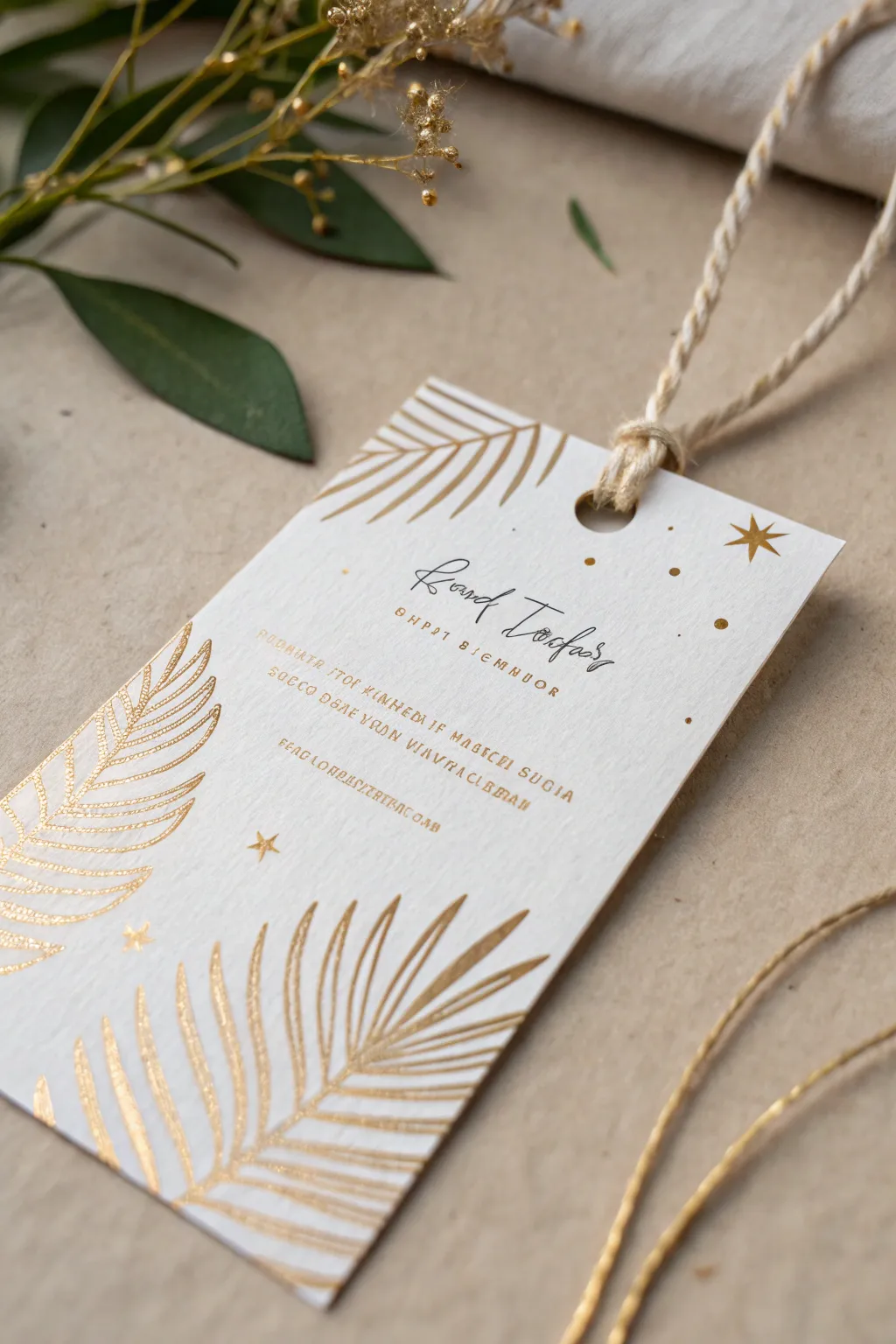 Elevate your gifting with a touch of metallic magic—simple elegance meets luxurious shimmer.