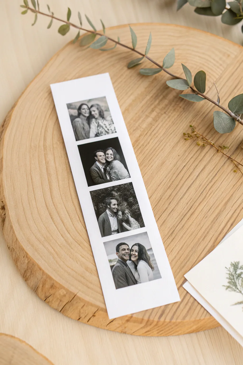 Capture joy with playful photo booth strip cards, where simplicity meets cherished memories.