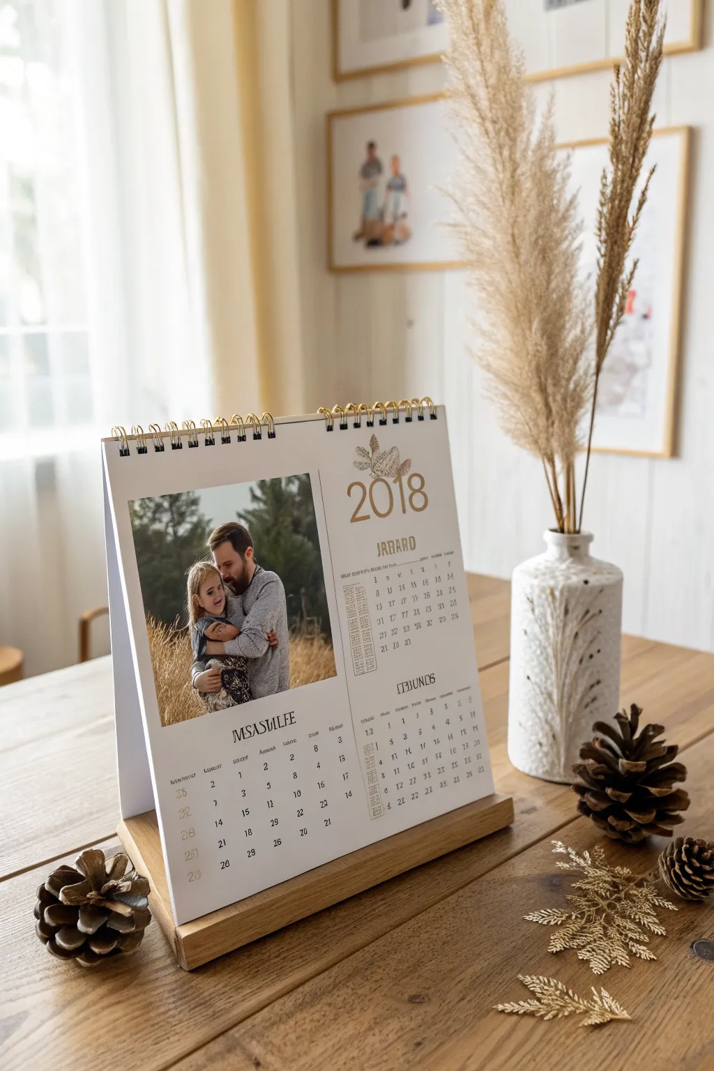 Cherish every moment: A personalized calendar that brings family closer all year round.