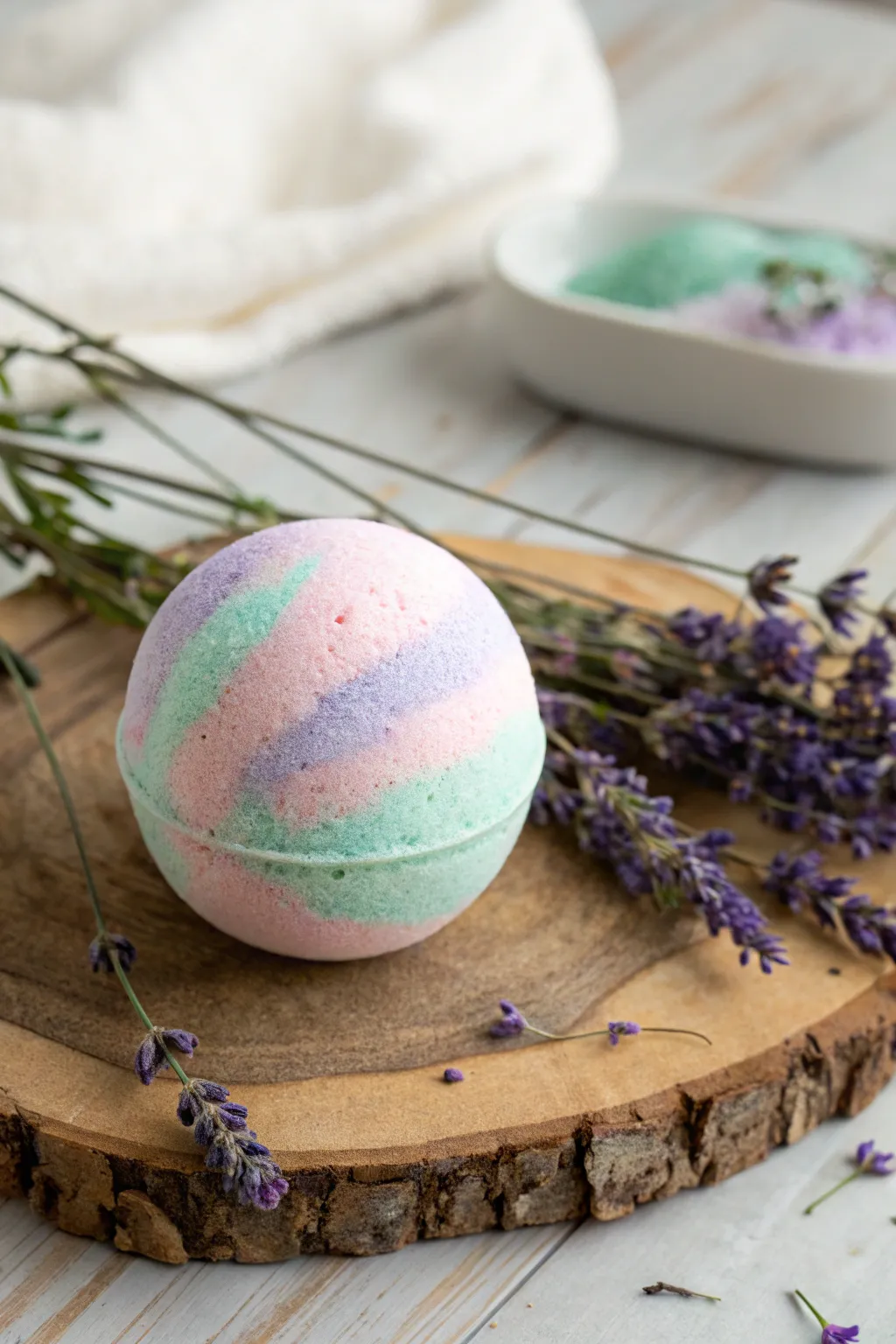 Craft your own moments of tranquility with these enchanting DIY bath bombs.