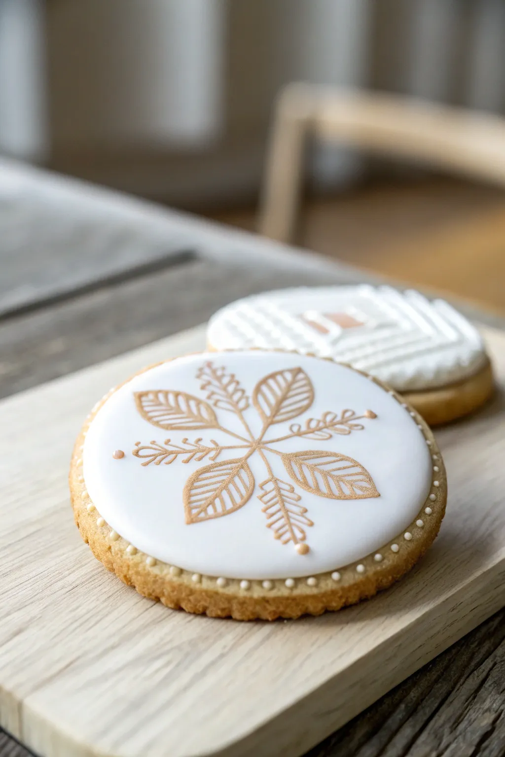 Embrace the beauty of simplicity with minimalist cookie decor.