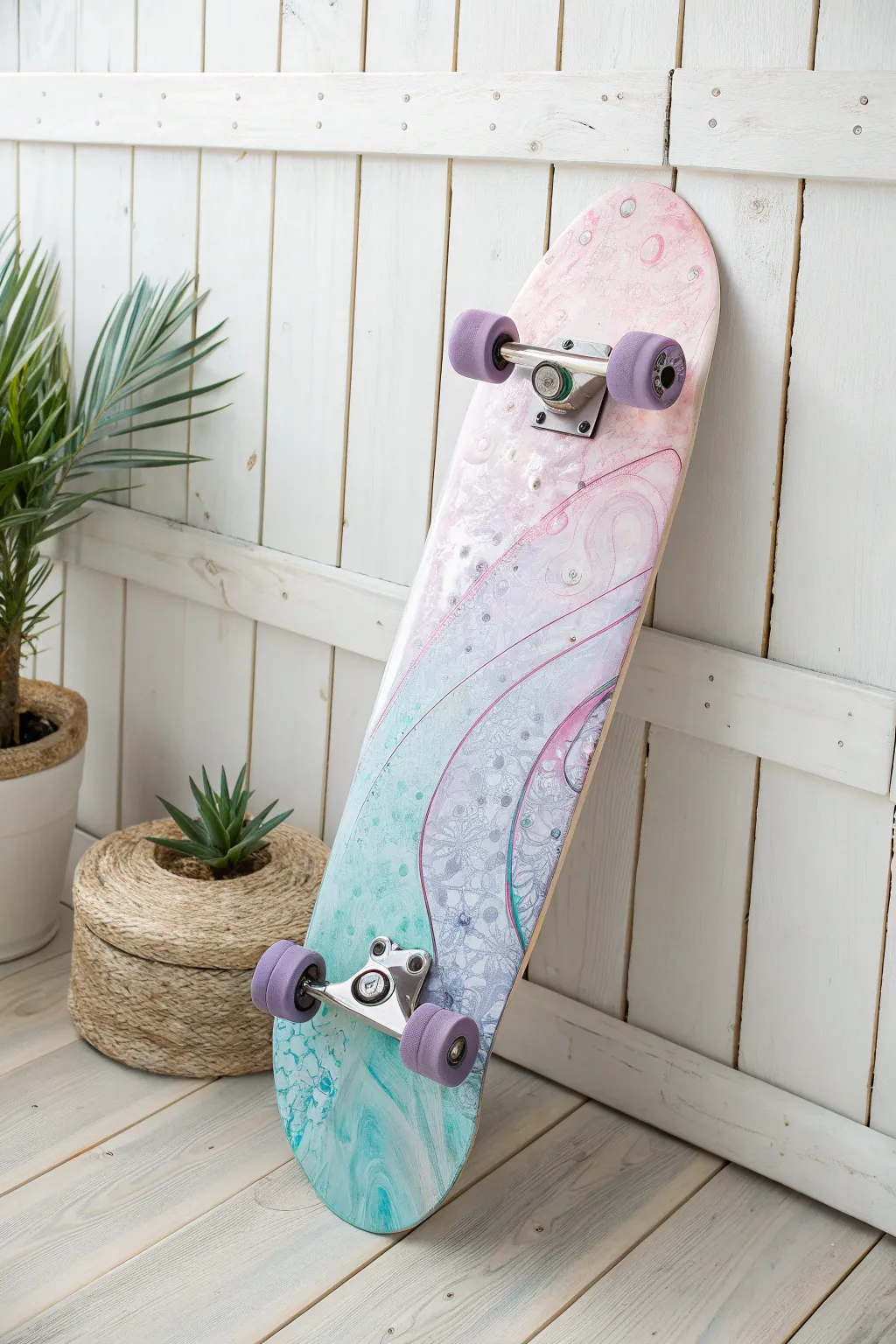 Elevate your style with a hydro dipped skateboard that's as unique as you are.