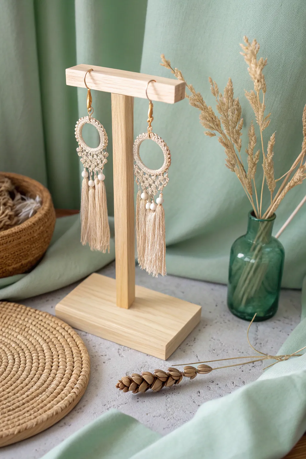 Elevate your craft show booth with a harmonious and eye-catching jewelry display that speaks to simplicity and elegance.