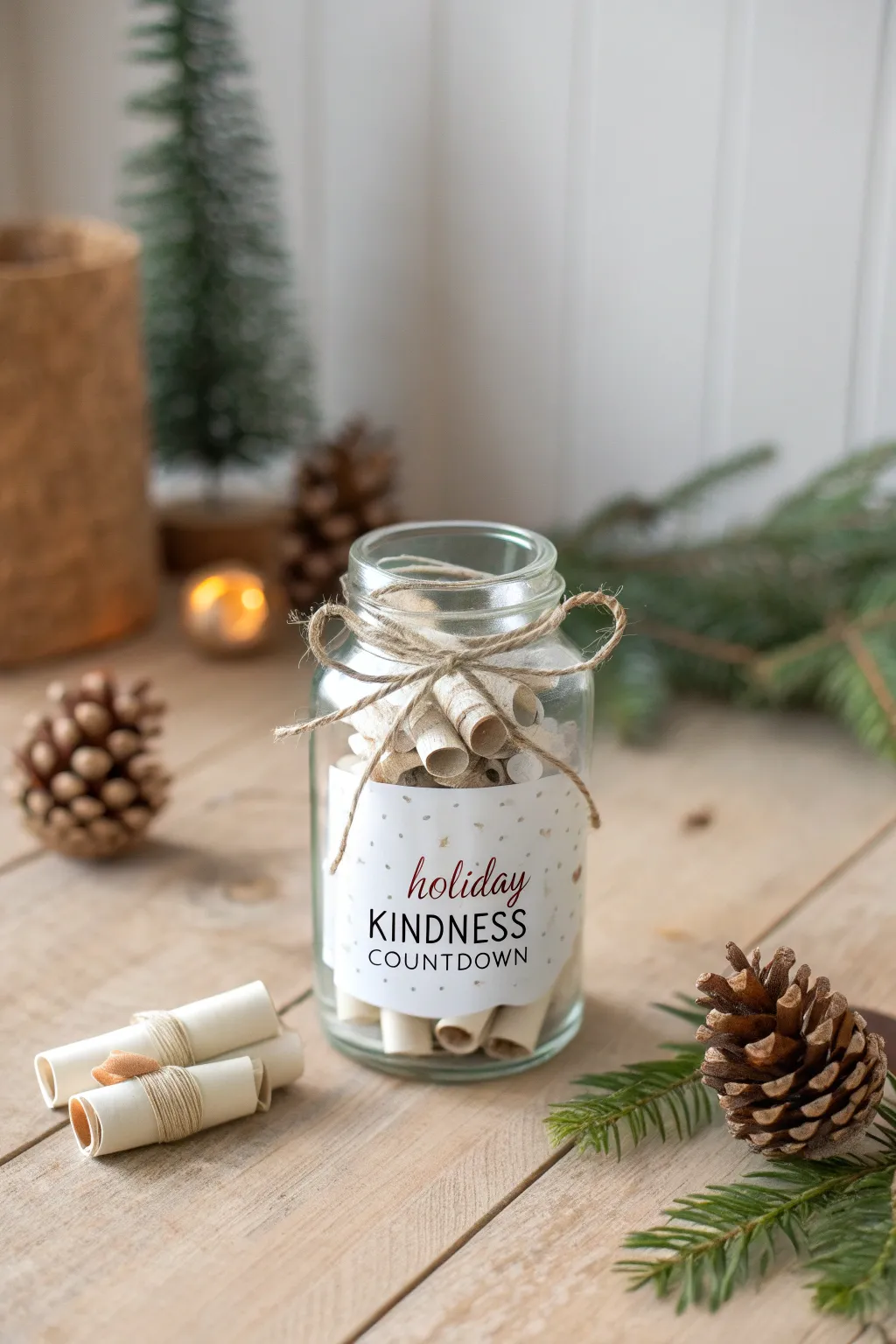 Count down to the holidays with daily acts of kindness, wrapped in simplicity and natural beauty. ✨