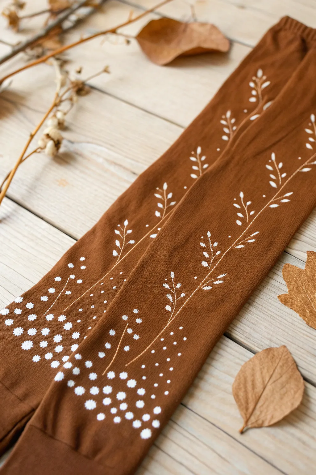 Transform your tights into a charming deer costume with playful fawn spots. #DIYDeerCostume #ScandiStyle