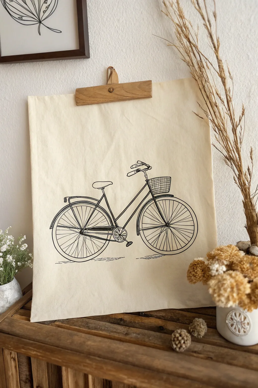 Embrace the journey with this rustic bicycle sketch—where simplicity meets nostalgia.