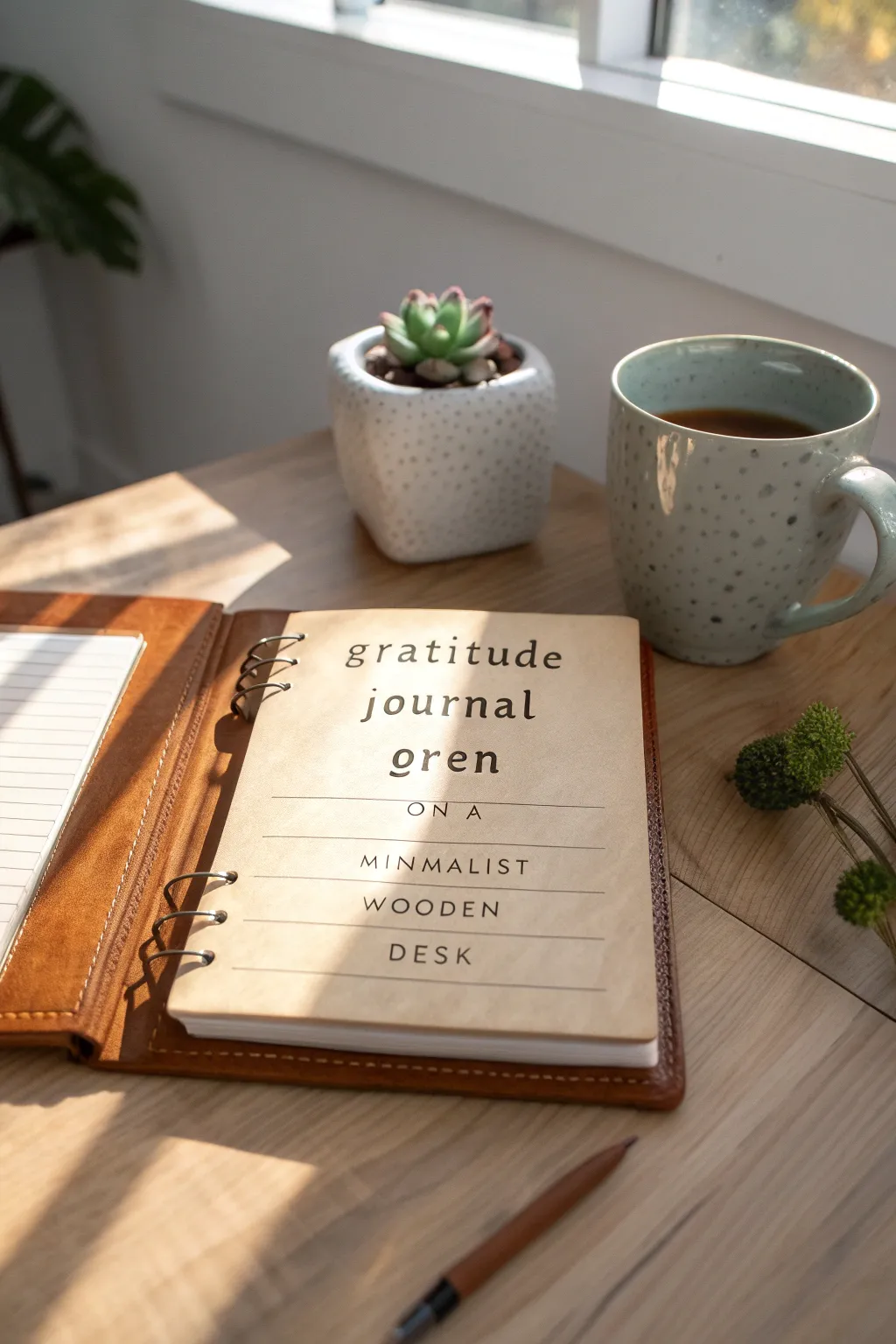 Capture gratitude daily with a touch of minimalist elegance.