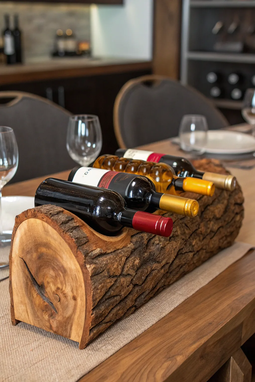 A rustic masterpiece: where craftsmanship meets elegance.