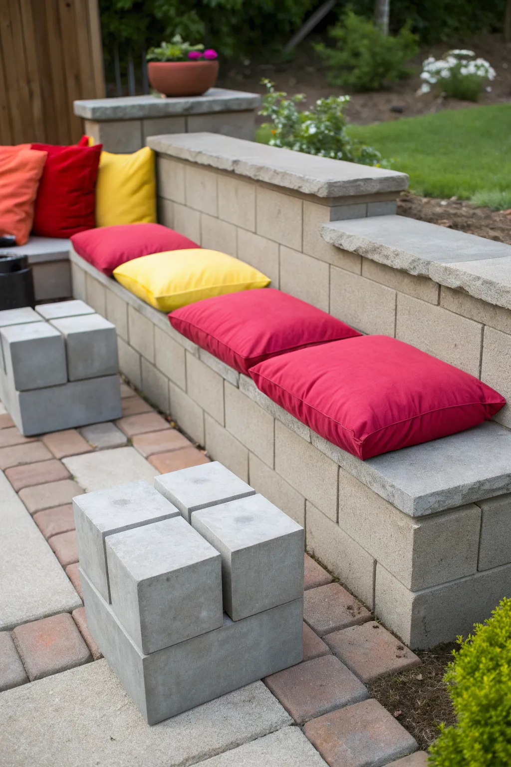 Elevate your outdoor space with bold and durable built-in seating that combines craftsmanship and comfort.