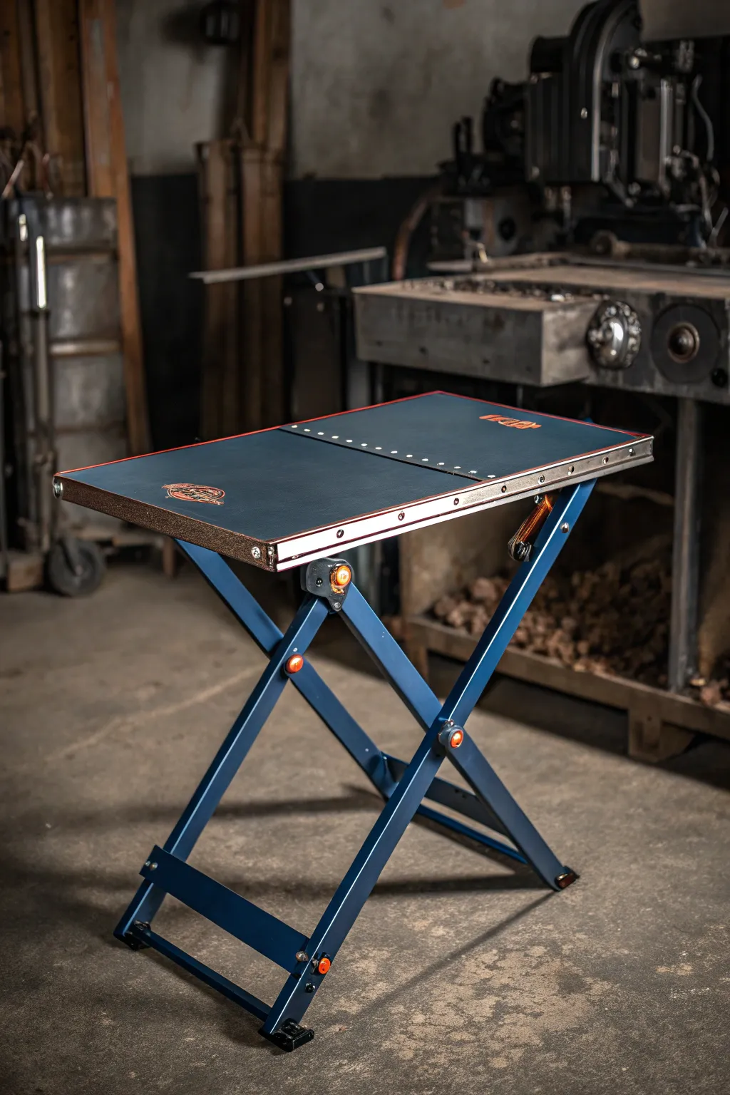 Bring your craft anywhere with this portable folding metal table – the perfect blend of mobility and durability.