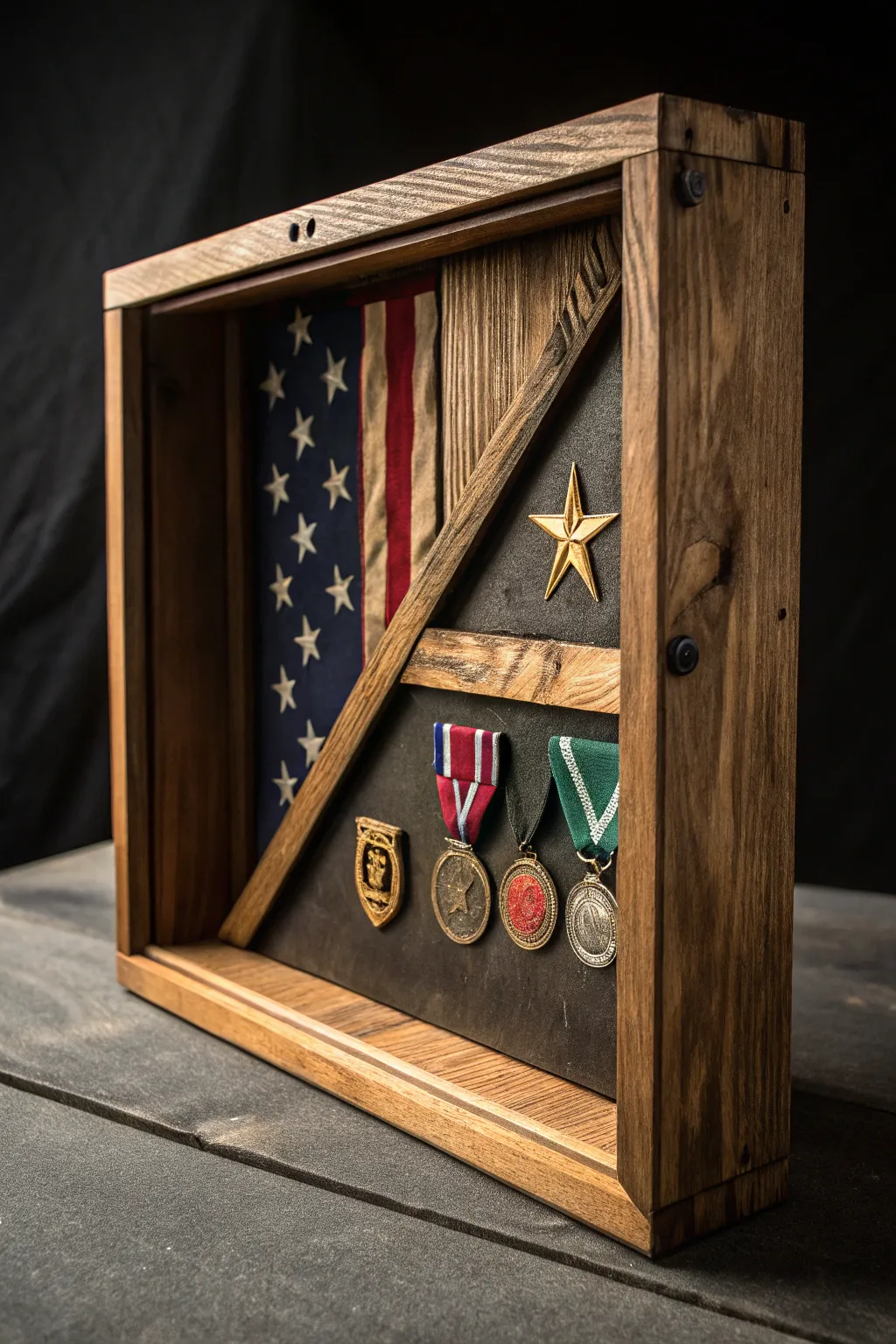 Honor and Heritage: A Sustainable Tribute Crafted from Reclaimed Wood
