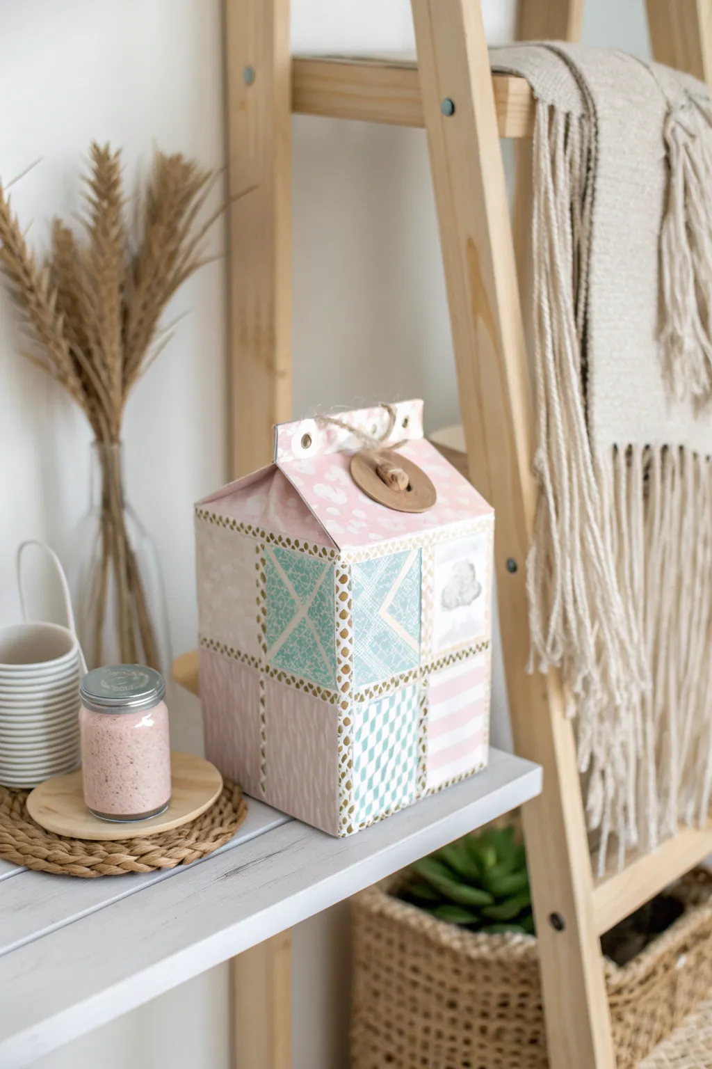 Transform everyday cartons into chic cubby cubes for a stylish, organized home!