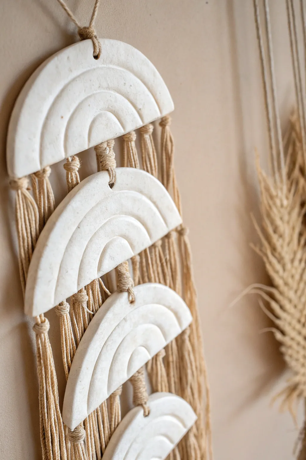 Elevate your space with the perfect blend of clay and fiber for a touch of minimalist boho charm.