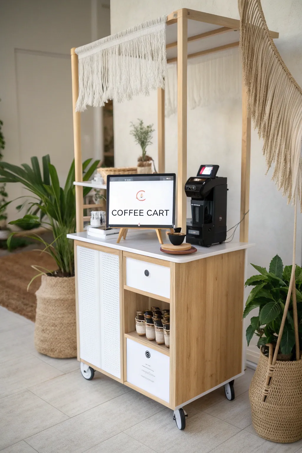 Where technology meets elegance: Order your favorite brew with just a touch!