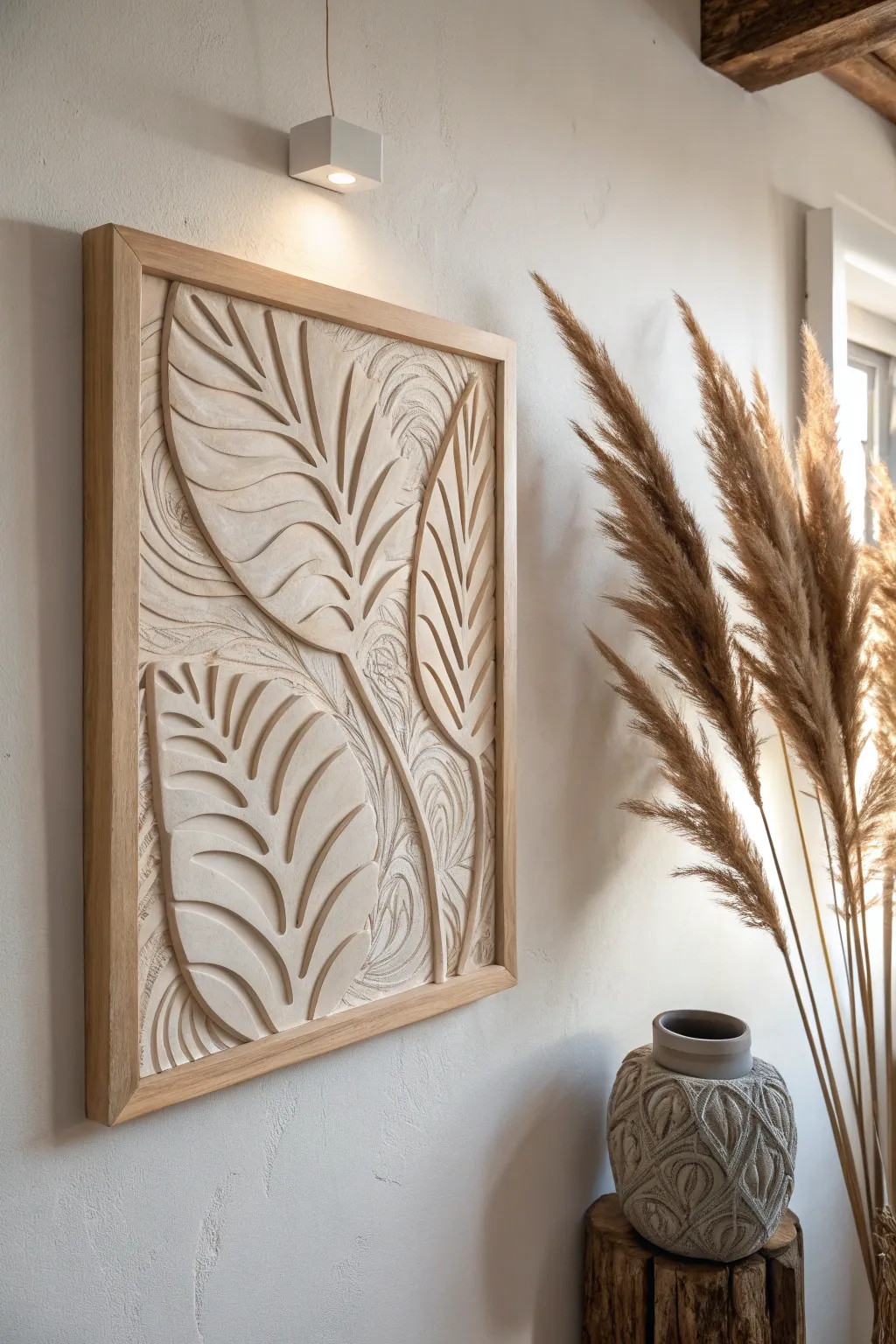 Illuminate the beauty of simplicity with handcrafted clay art that shines in the spotlight.