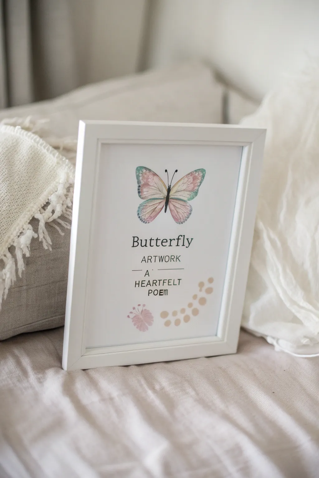 Capture the essence of Mother's Day with a footprint butterfly keepsake, blending minimalist design with heartfelt emotion.