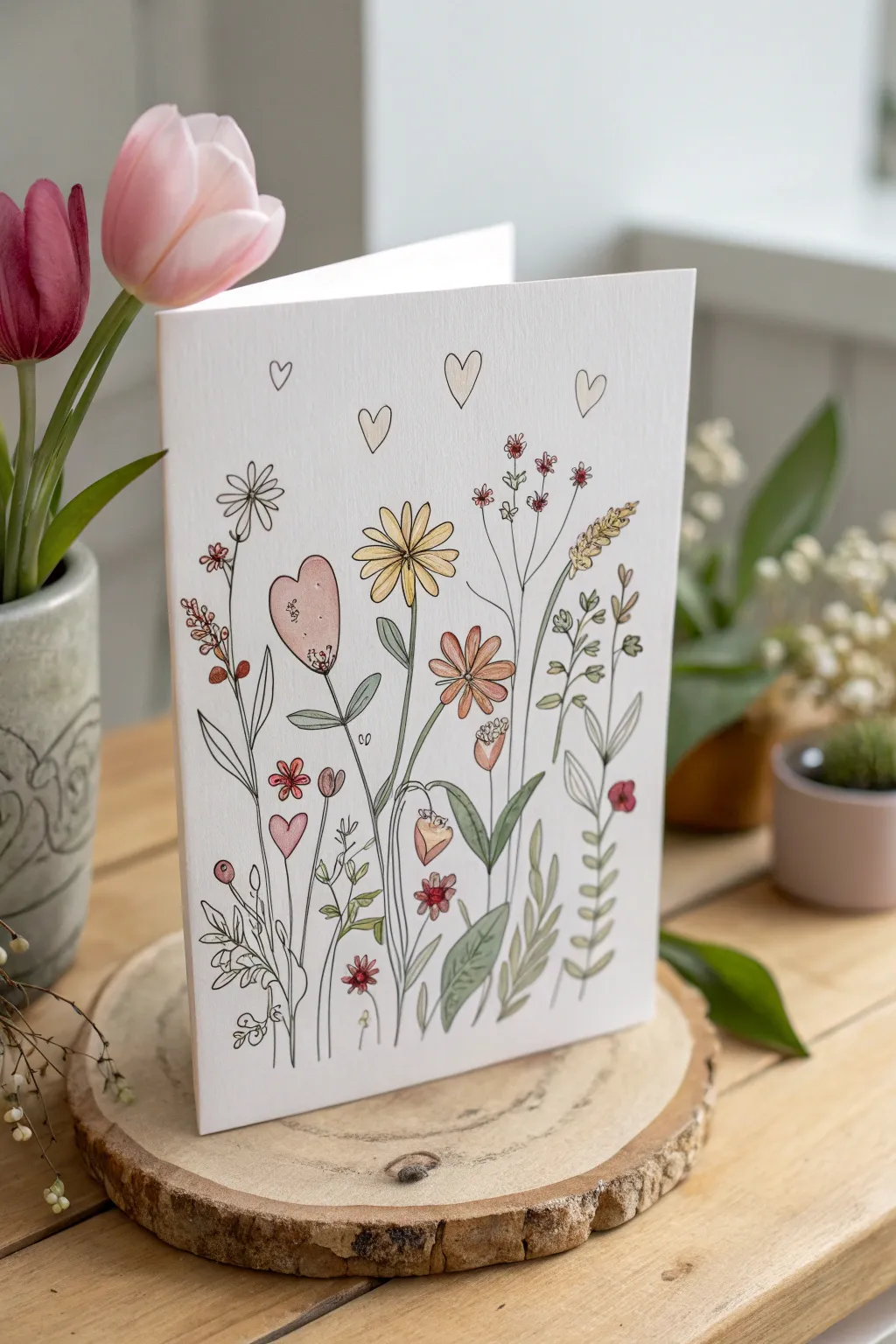 Celebrate Mother's Day with a card that embodies nature's beauty and love's subtlety.