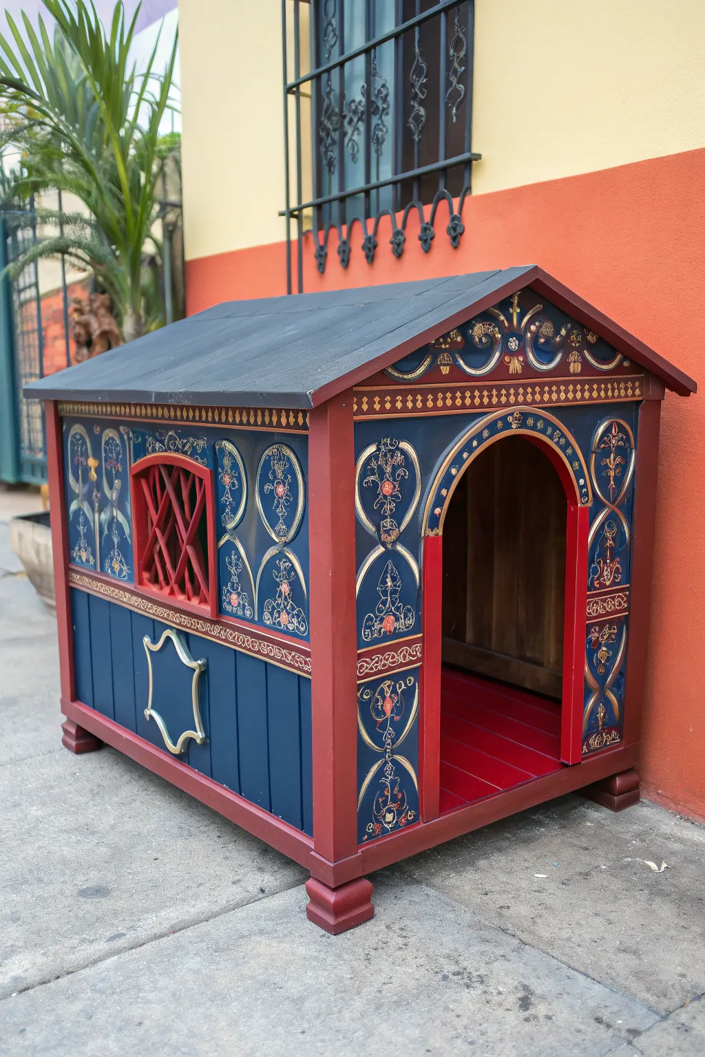 Elevate your pet’s space with a striking, custom-painted kennel that reflects your home’s unique style.