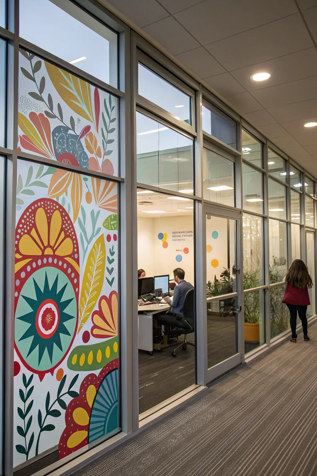 Custom graphics on windows personalize your workspace.