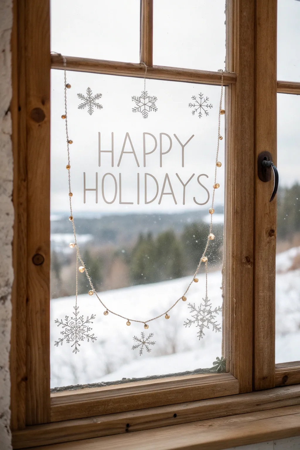 Welcome the season with minimalist elegance: Hand-painted holiday greetings that warm the heart.
