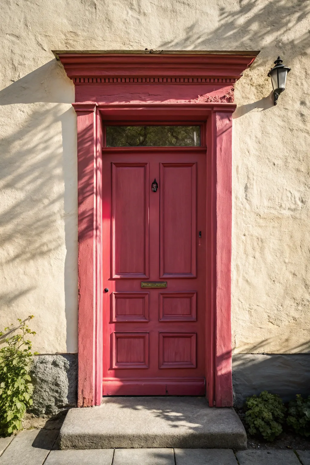 Transform your space with a pop of bold color—discover the art of painted door frames.