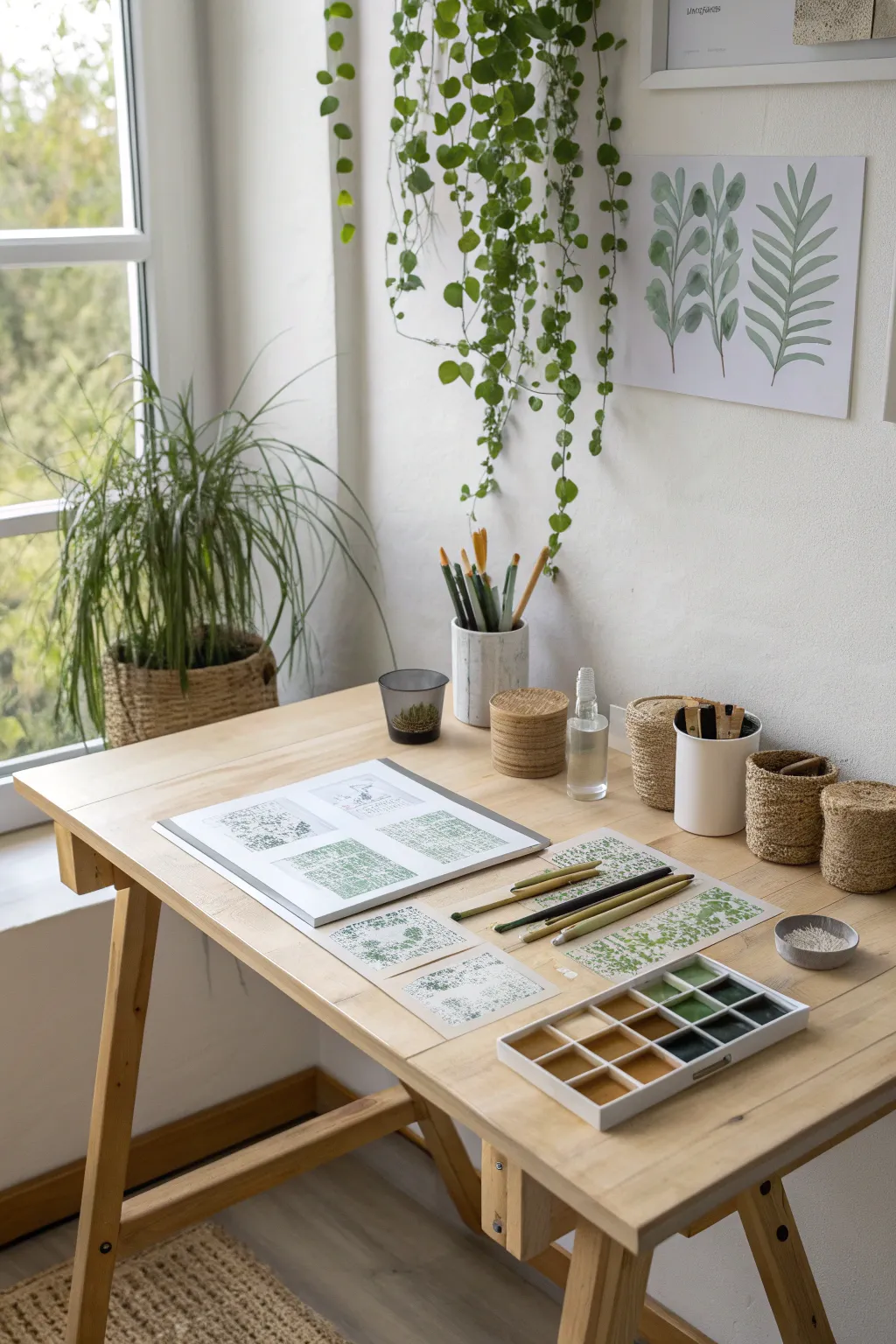 Create beauty in simplicity with your own DIY stencil art station.