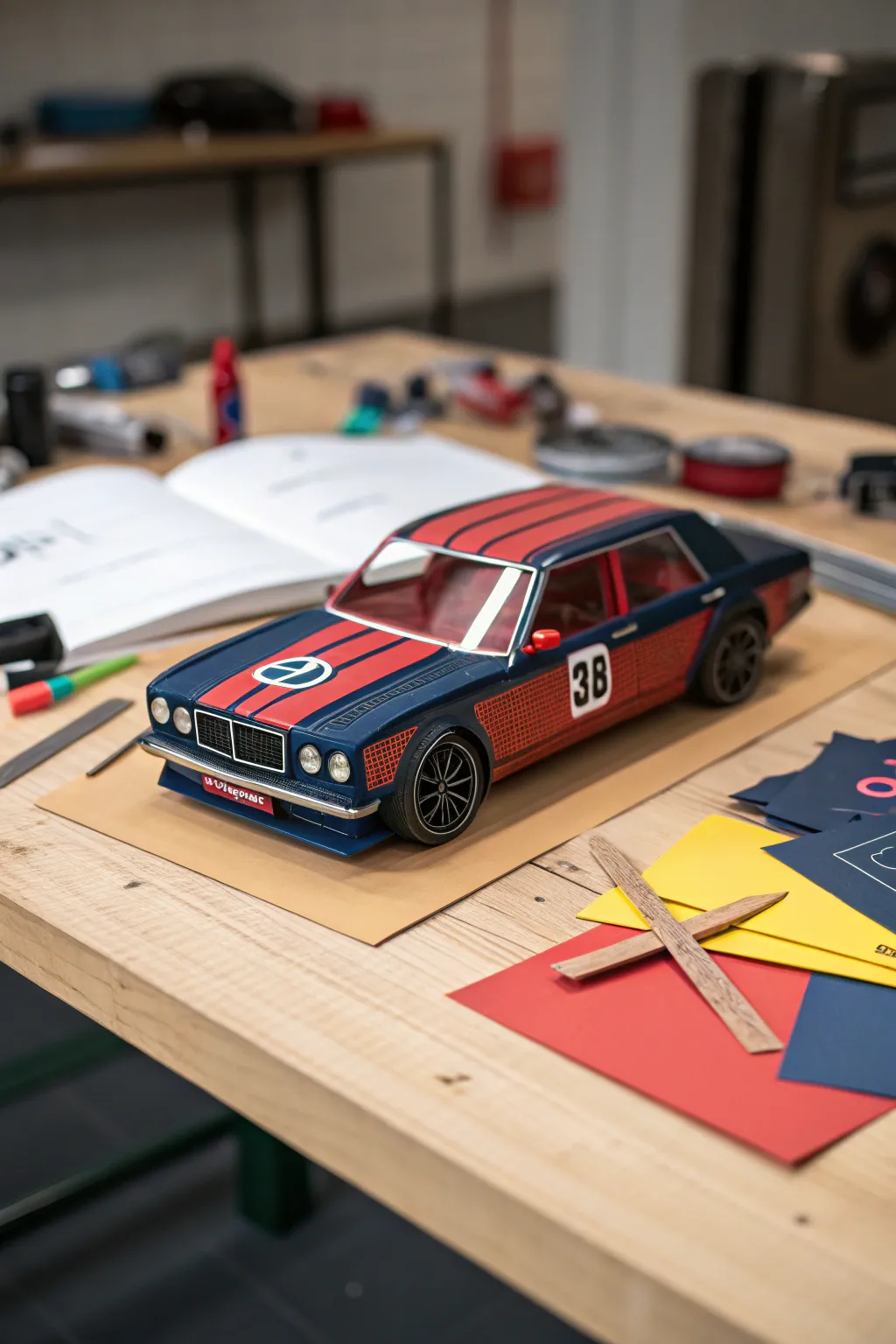 Craft Your Own Ride: Bold, Personalized Paper Car Models for the Creative Enthusiast.