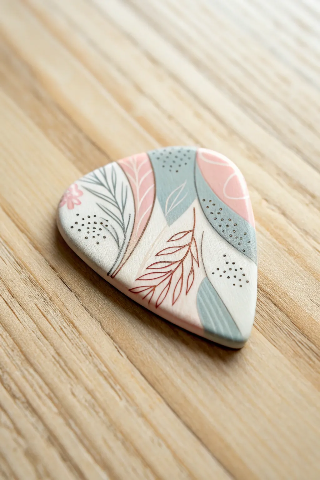 Strum in style with handmade elegance: Discover the charm of polymer clay guitar picks.