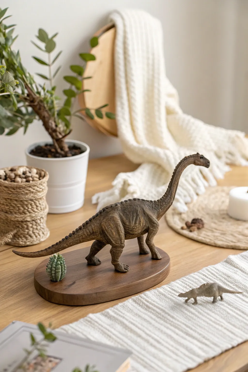 Uncover the wonders of the past with this charming Dinosaur Discovery setup, where imagination meets natural elegance.