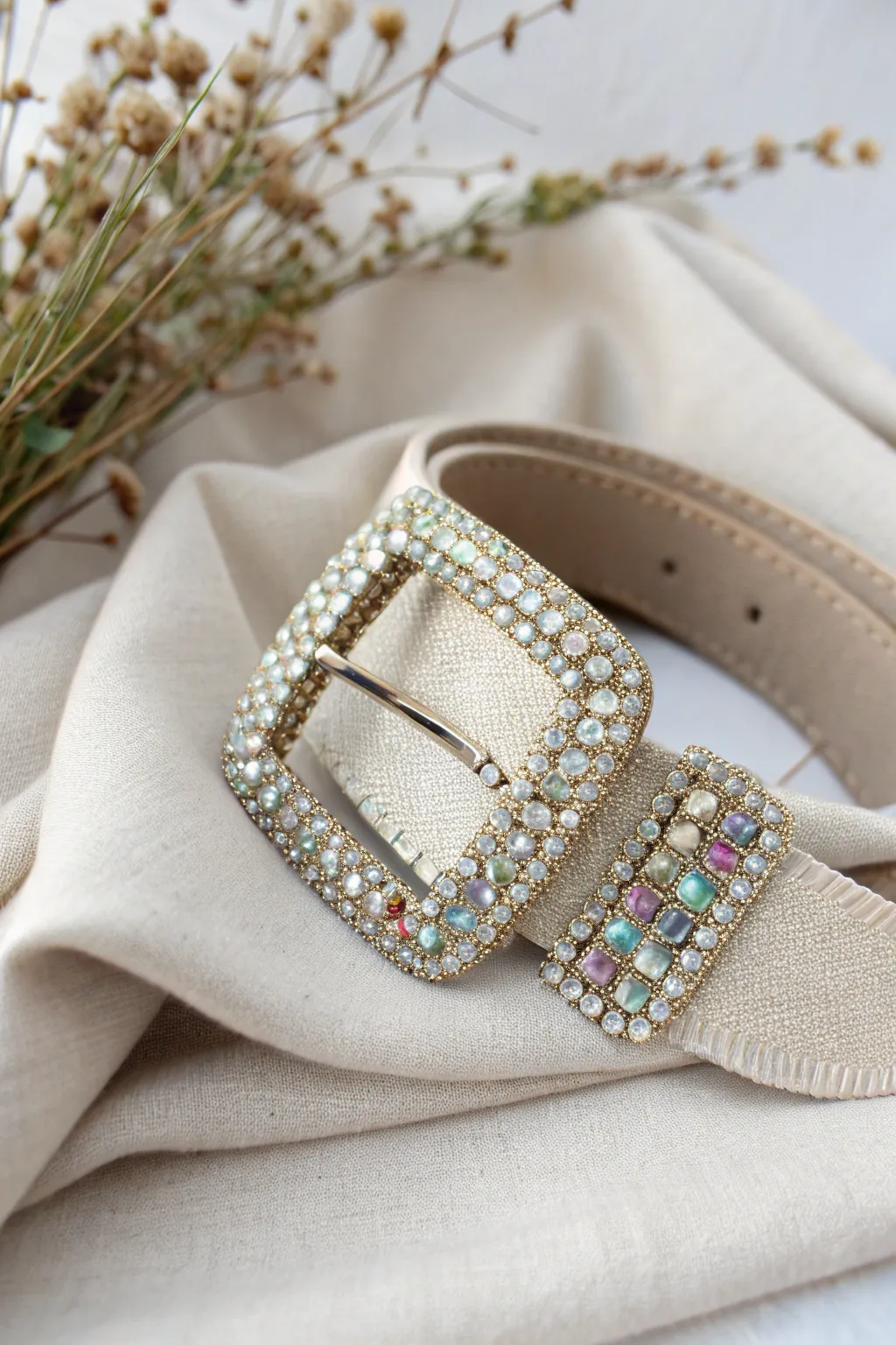 Elevate your style with a dazzling rhinestone belt buckle—where minimalism meets sparkle.