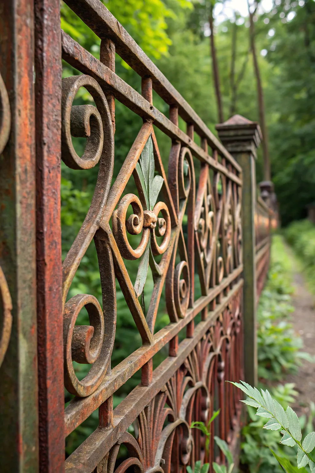 Elevate your outdoor space with patterned metalwork that speaks volumes in style and craftsmanship.