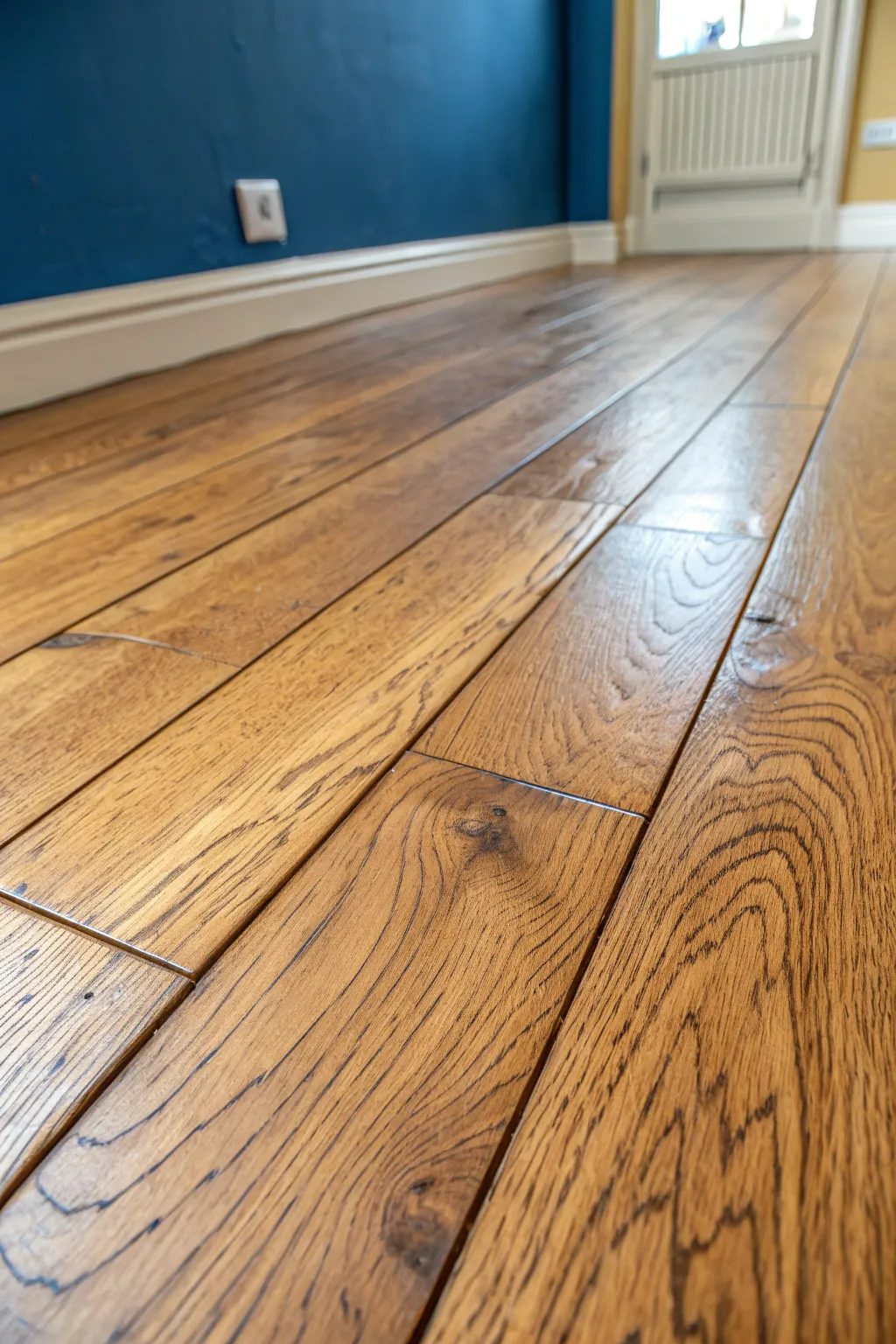 Transform your space with the timeless beauty of sanded and sealed wood floors.