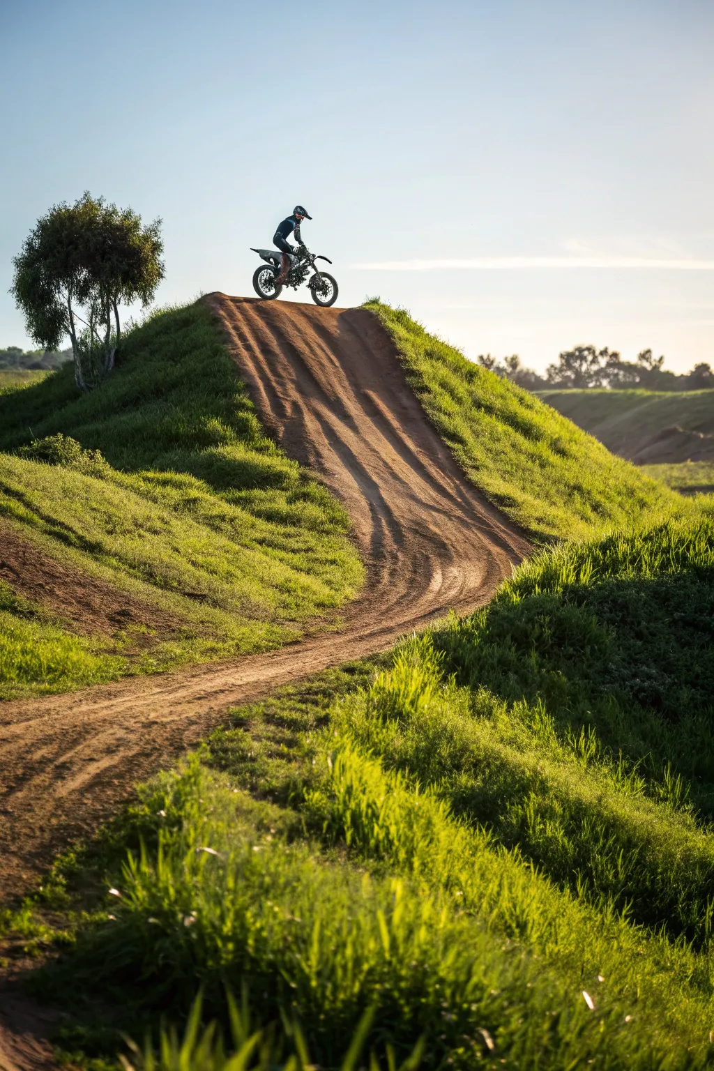 Elevate Your Ride: Discover the thrill of backyard motocross with bold elevation changes that challenge and inspire.